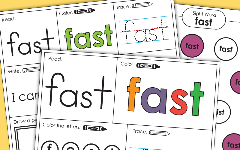 Sight Word: fast