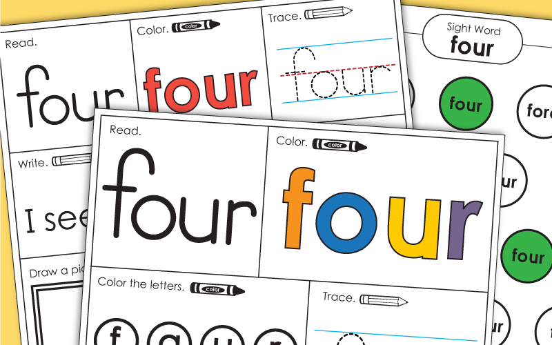 Sight Word: four