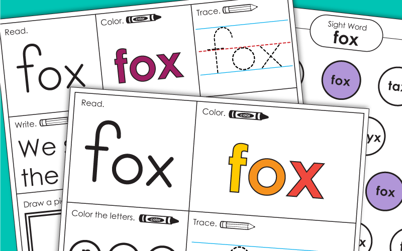 Sight Word: fox