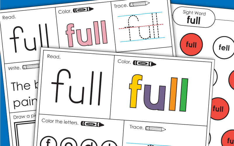 Sight Word: full