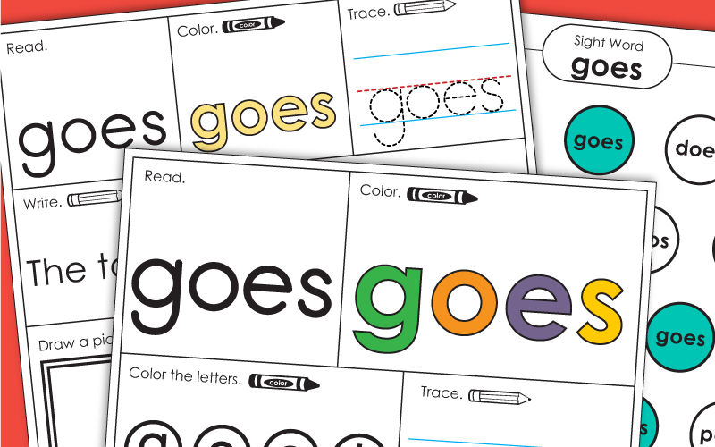 Sight Word: goes