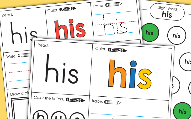 Sight Word: his