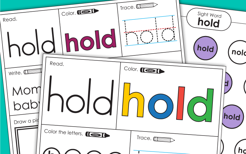 Sight Word: hold