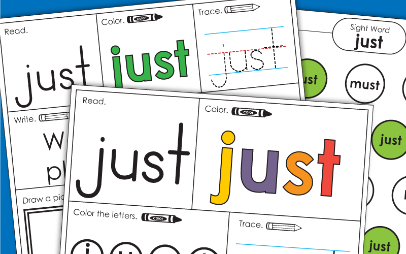 Sight Word: just