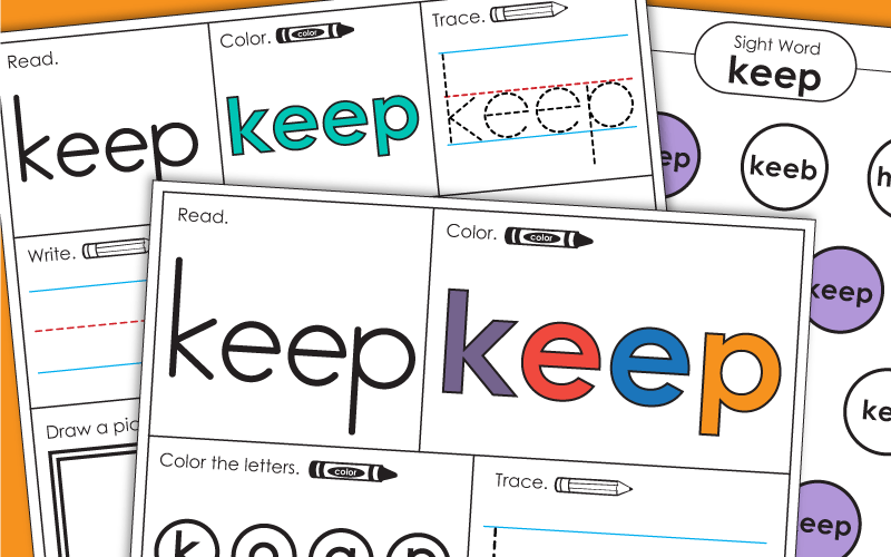 Sight Word: keep