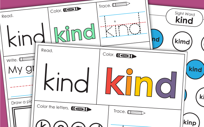 Sight Word: kind