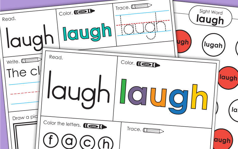 Sight Word: laugh