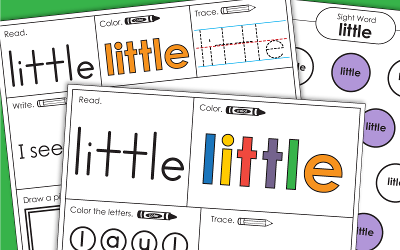 Sight Word: little