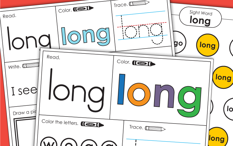 Sight Word: long