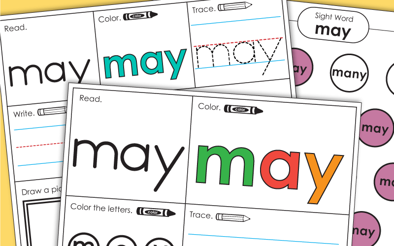 Sight Word: may