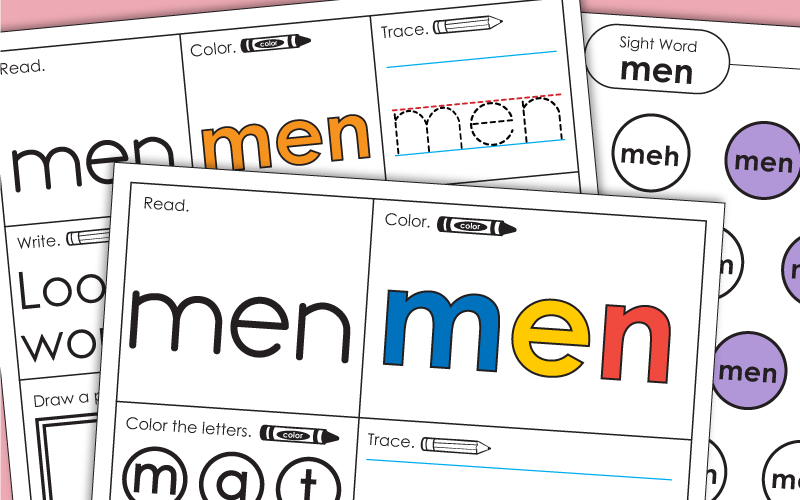 Sight Word: men