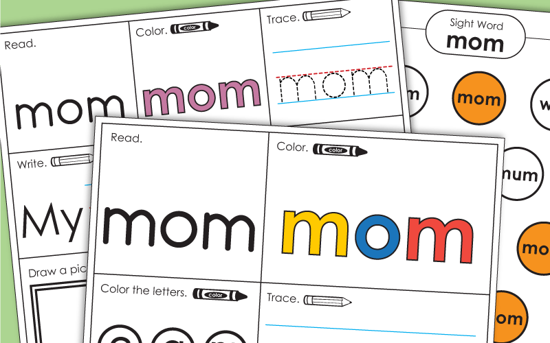 Sight Word: mom