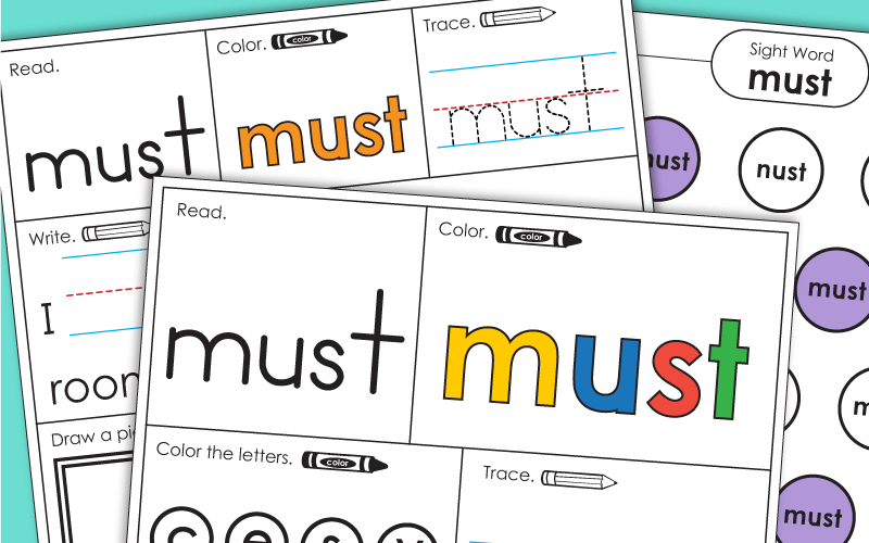 Sight Word: must