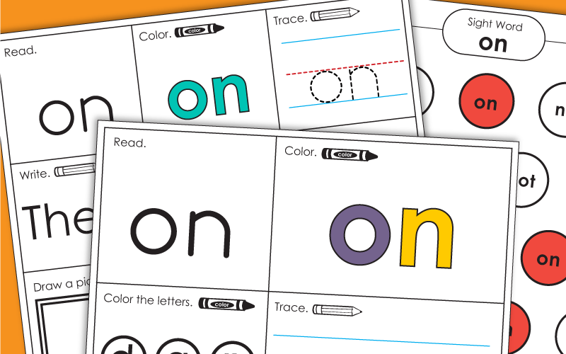 Sight Word: on