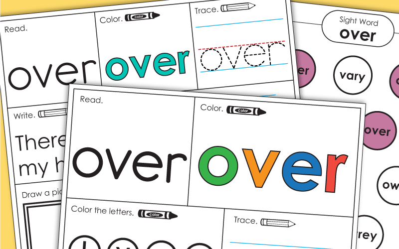 Sight Word: over