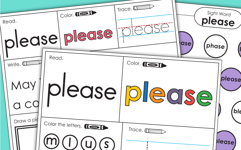 Sight Word: please