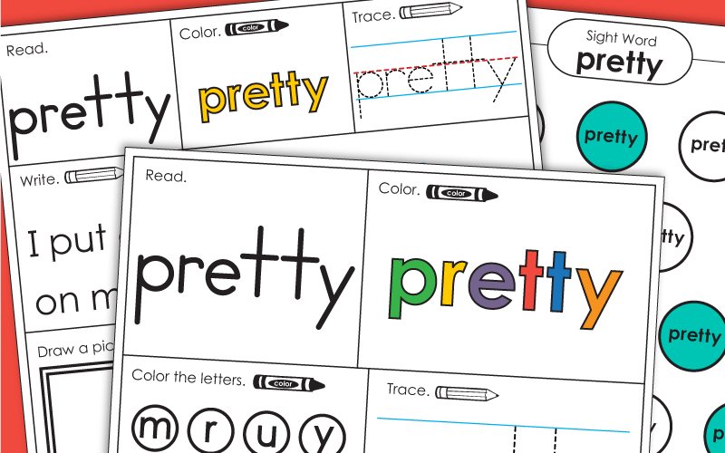 Sight Word: pretty