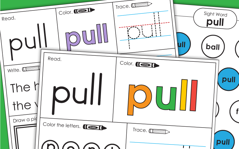 Sight Word: pull