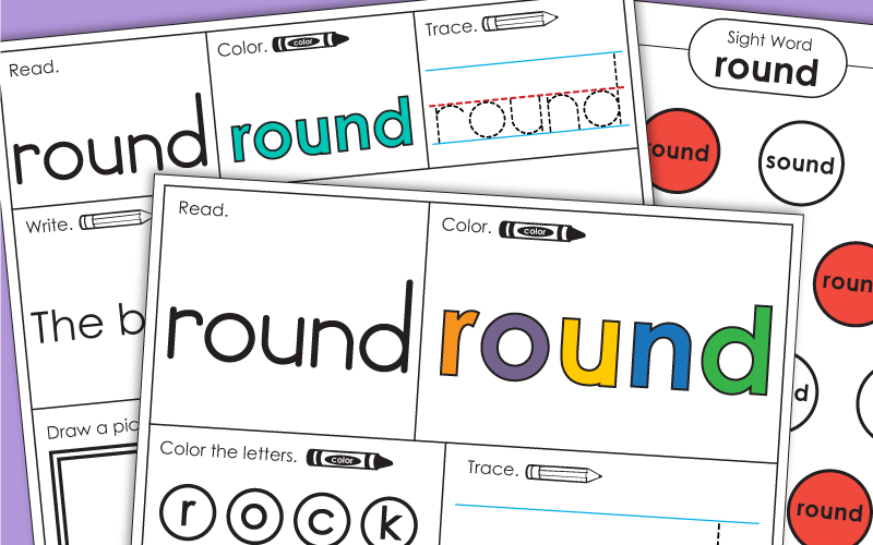 Sight Word: round