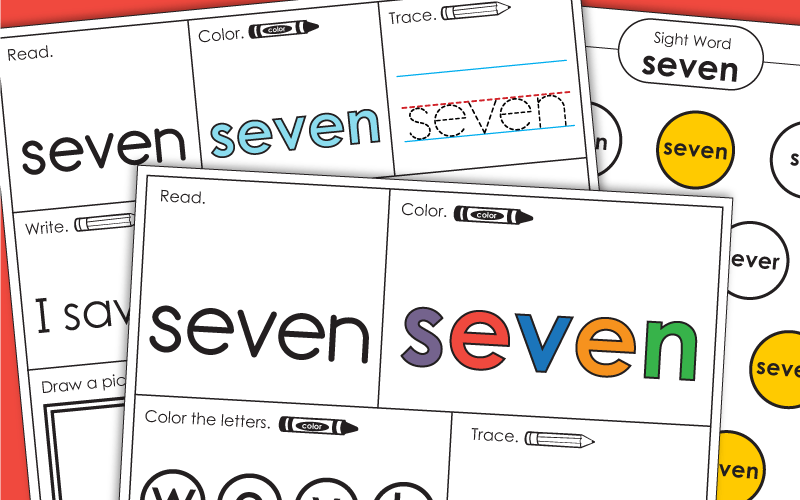 Sight Word: seven