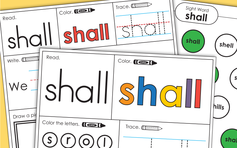 Sight Word: shall