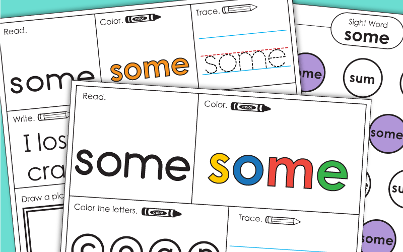 Sight Word: some
