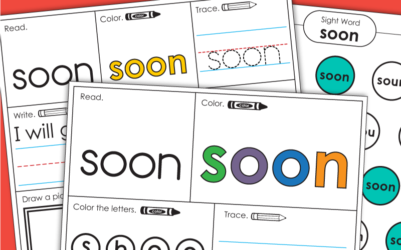 Sight Word: soon