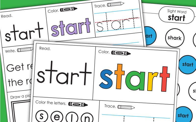 Sight Word: start