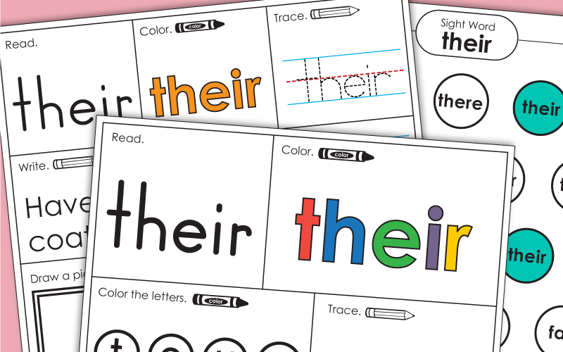 Sight Word: their