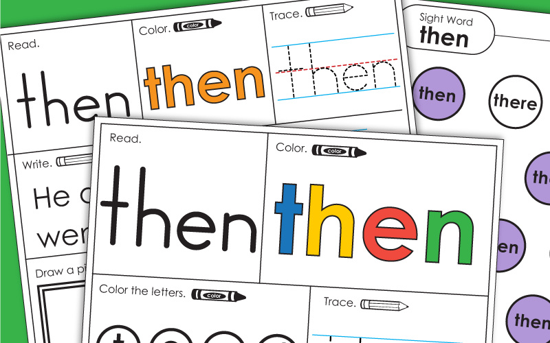 Sight Word: then