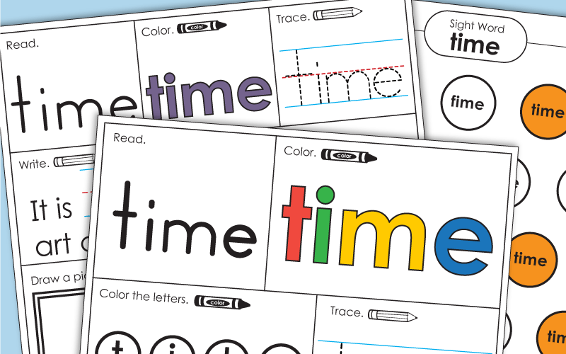 Sight Word: time