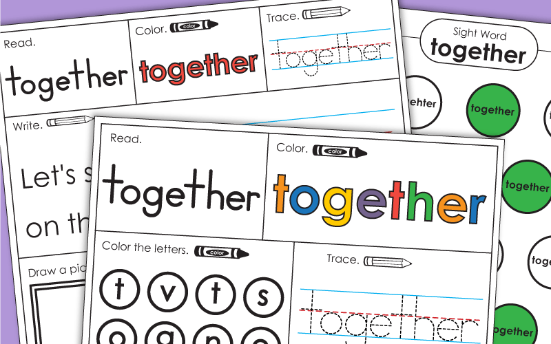 Sight Word: together