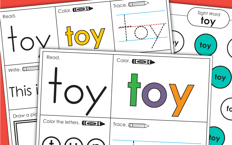 Sight Word: toy