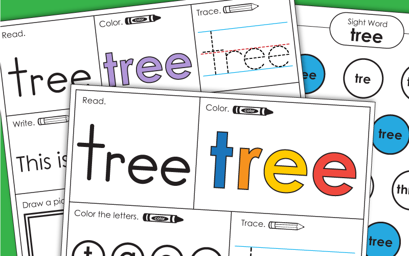 Sight Word: tree