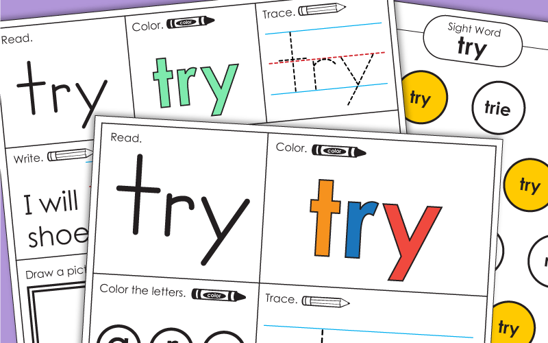 Sight Word: try