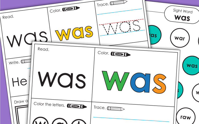 Sight Word: was