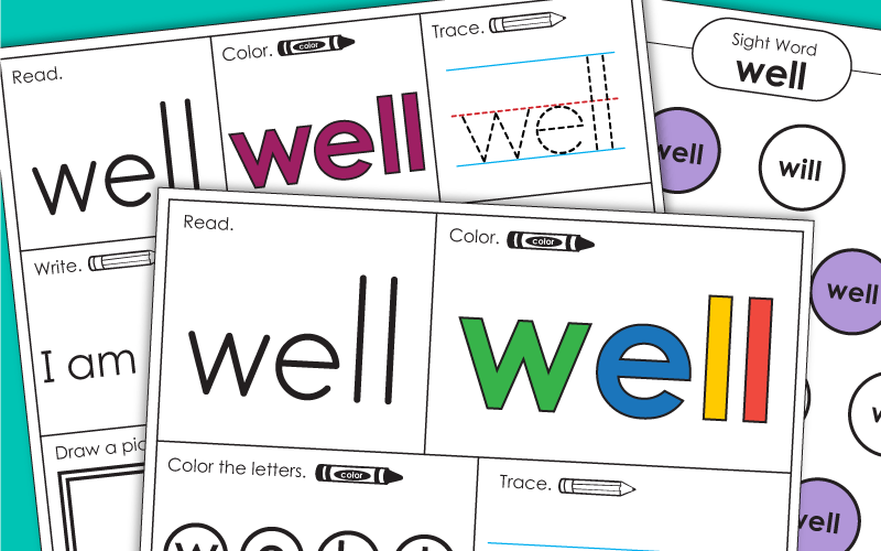 Sight Word: well