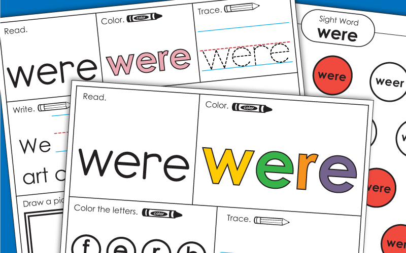 Sight Word: were