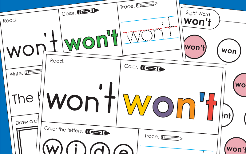 Sight Word: wont