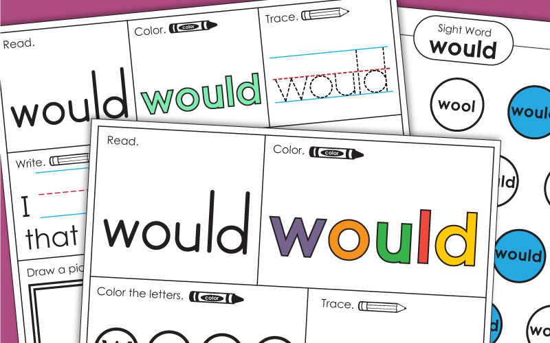 Sight Word: would