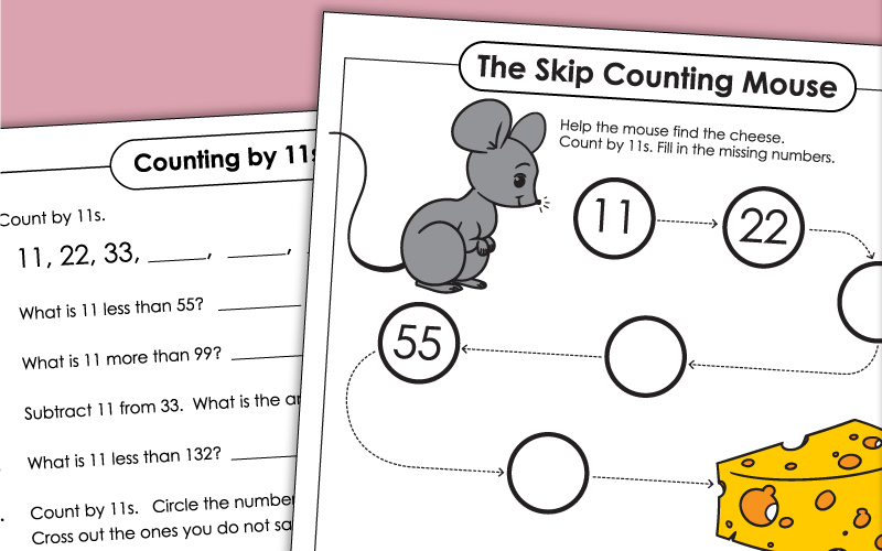 Skip Counting by 11s Worksheets