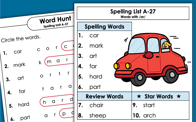 1st Grade Unit 27 - Spelling Worksheets 1st Grade Unit 27 - Spelling Worksheets