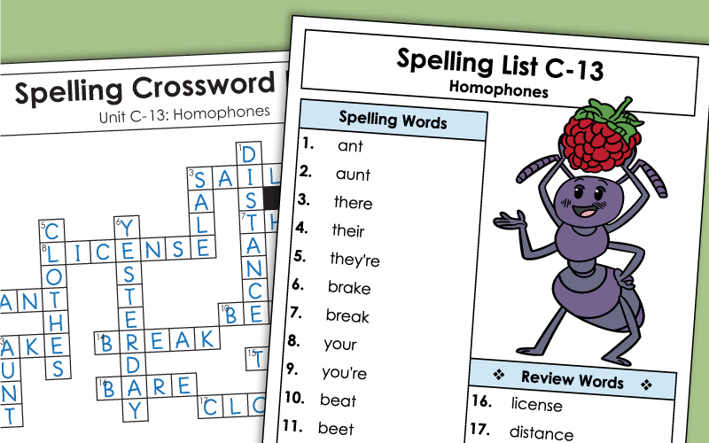 3rd Grade - Unit 13 - Spelling Worksheets 3rd Grade - Unit 13 - Spelling Worksheets