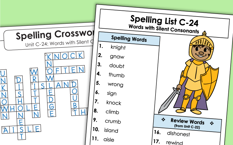 3rd Grade - Unit 24 - Spelling Worksheets 3rd Grade - Unit 24 - Spelling Worksheets