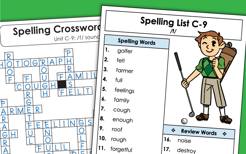 Third Grade - Unit 9 - Spelling Worksheets Third Grade - Unit 9 - Spelling Worksheets