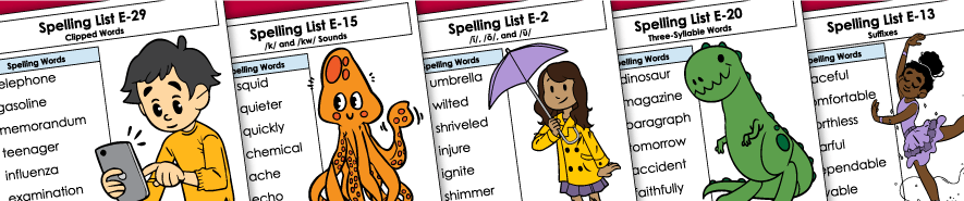 5th Grade Spelling Worksheets