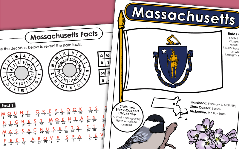 Massachusetts Worksheets