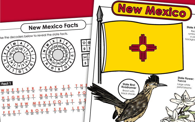 State Of New Mexico Worksheets