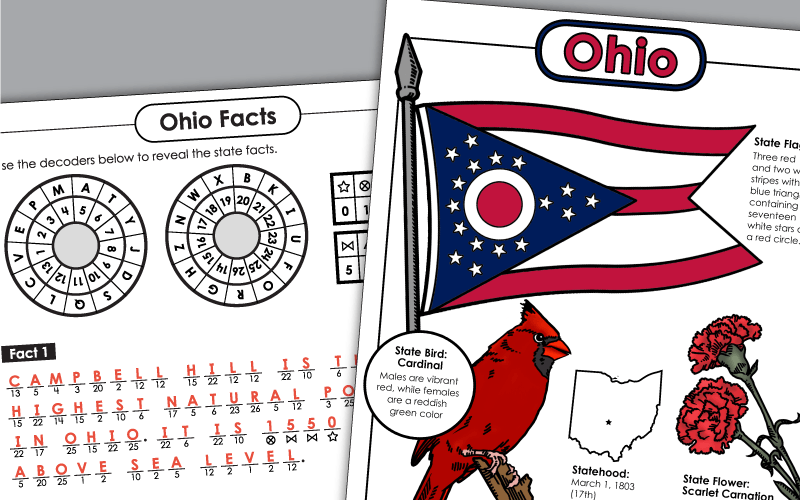 State of Ohio Worksheets