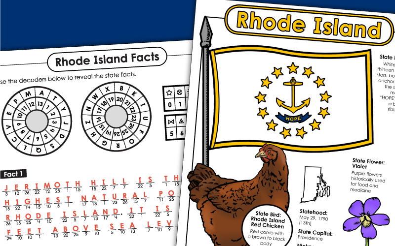 Worksheets - Rhode Island